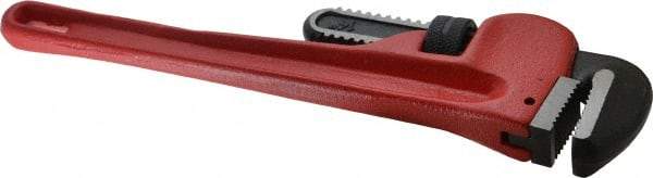 Value Collection - 14" Steel Straight Pipe Wrench - 2" Pipe Capacity - Top Tool & Supply