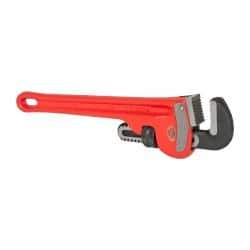 Ridgid - 10" Cast Iron Straight Pipe Wrench - 1-1/2" Pipe Capacity - Top Tool & Supply