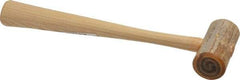 Garland - 1/8 Lb Head Rawhide Mallet - Wood Handle - Top Tool & Supply