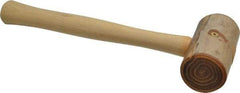 Garland - 3/4 Lb Head Rawhide Mallet - Wood Handle - Top Tool & Supply