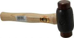 Value Collection - 3 Lb Head 1-3/4" Face Iron Soft Face Hammer - Wood Handle - Top Tool & Supply