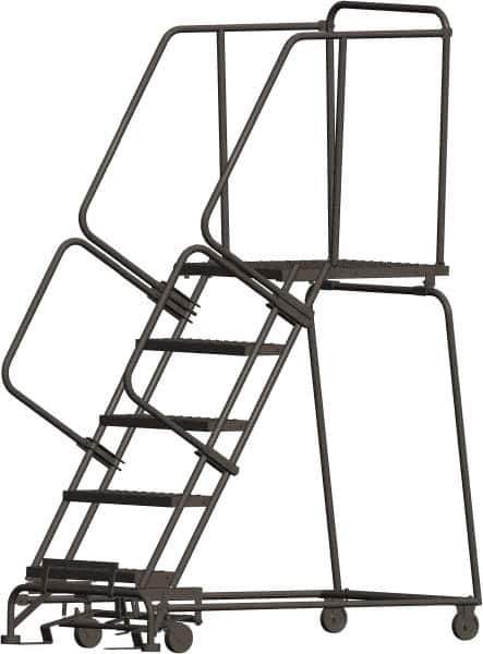 Ballymore - 83" 5 Step Ladder - 450 Lb Capacity, 50" Platform Height, 30" Base Width x 56" Depth, Expanded Metal Tread - Top Tool & Supply