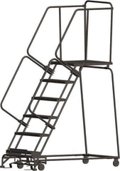 Ballymore - 93" 6 Step Ladder - 450 Lb Capacity, 60" Platform Height, 24" Base Width x 63" Depth, Expanded Metal Tread - Top Tool & Supply