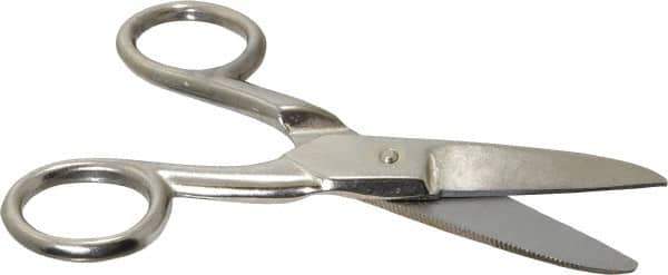 Wiss - 1-7/8" LOC, 5-1/4" OAL Standard Scissors - Serrated, For Electrical - Top Tool & Supply