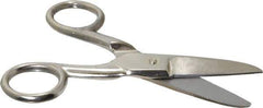 Wiss - 1-7/8" LOC, 5-1/4" OAL Standard Scissors - Serrated, For Electrical - Top Tool & Supply