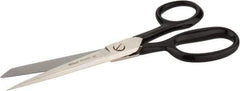 Wiss - 3-3/4" LOC, 8-1/8" OAL Inlaid Shears - Straight Handle, For General Purpose Use - Top Tool & Supply