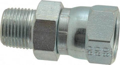 Eaton - 1/2" Tube OD, 37° Steel Flared Tube Female JIC 37° Swivel to Male Pipe Adapter - 3/8 NPT - Top Tool & Supply