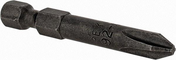 Apex - #2 Phillips Screwdriver Bit - 1/4" Hex Drive, 1-15/16" OAL - Top Tool & Supply