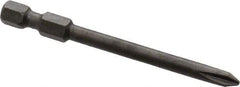 Apex - #1 Phillips Screwdriver Bit - 1/4" Hex Drive, 2-3/4" OAL - Top Tool & Supply