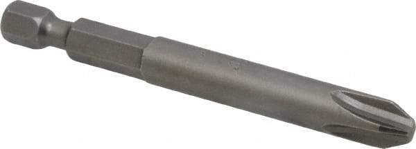 Apex - #3 Phillips Screwdriver Bit - 1/4" Hex Drive, 2-3/4" OAL - Top Tool & Supply