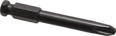 Apex - #4 Phillips Screwdriver Bit - 7/16" Hex Drive, 3-1/2" OAL - Top Tool & Supply