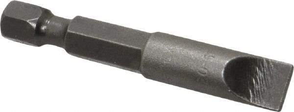 Apex - 0.312" Slotted Screwdriver Bit - 1/4" Hex Drive, 1-15/16" OAL - Top Tool & Supply