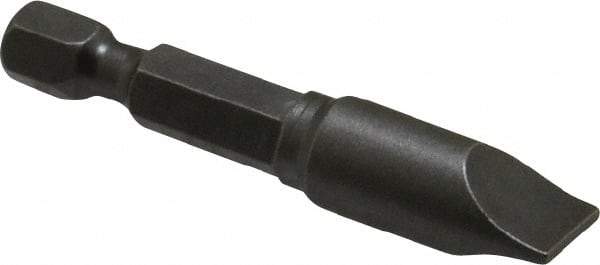 Apex - 0.36" Slotted Screwdriver Bit - 1/4" Hex Drive, 1-15/16" OAL - Top Tool & Supply