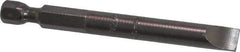 Apex - 0.275" Slotted Screwdriver Bit - 1/4" Hex Drive, 2-3/4" OAL - Top Tool & Supply