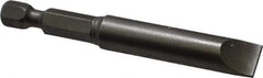 Apex - 0.36" Slotted Screwdriver Bit - 1/4" Hex Drive, 2-3/4" OAL - Top Tool & Supply