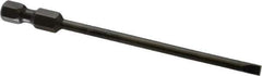 Apex - 0.134" Slotted Screwdriver Bit - 1/4" Hex Drive, 3-1/2" OAL - Top Tool & Supply