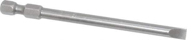 Apex - 0.215" Slotted Screwdriver Bit - 1/4" Hex Drive, 3-1/2" OAL - Top Tool & Supply