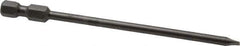 Apex - 0.154" Slotted Screwdriver Bit - 1/4" Hex Drive, 4" OAL - Top Tool & Supply