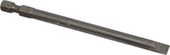 Apex - 1/4" Slotted Screwdriver Bit - 1/4" Hex Drive, 4" OAL - Top Tool & Supply