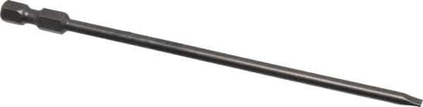 Apex - 0.154" Slotted Screwdriver Bit - 1/4" Hex Drive, 5" OAL - Top Tool & Supply