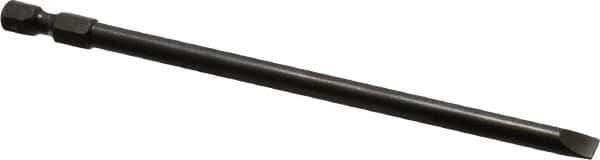 Apex - 0.215" Slotted Screwdriver Bit - 1/4" Hex Drive, 5" OAL - Top Tool & Supply