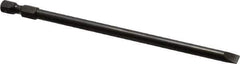 Apex - 0.215" Slotted Screwdriver Bit - 1/4" Hex Drive, 5" OAL - Top Tool & Supply