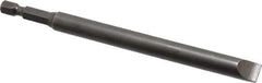 Apex - 0.36" Slotted Screwdriver Bit - 1/4" Hex Drive, 5" OAL - Top Tool & Supply