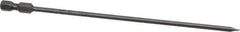 Apex - 0.134" Slotted Screwdriver Bit - 1/4" Hex Drive, 6" OAL - Top Tool & Supply