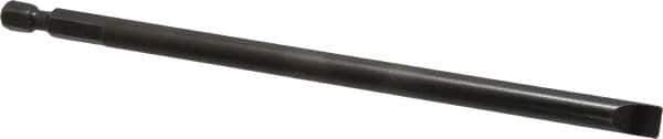 Apex - 0.275" Slotted Screwdriver Bit - 1/4" Hex Drive, 6" OAL - Top Tool & Supply