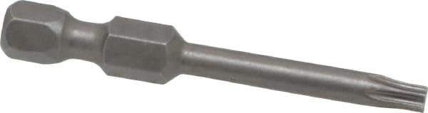 Apex - T15 Torx Bit - 1/4" Hex Drive, 1-15/16" OAL - Top Tool & Supply