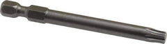 Apex - T30 Torx Bit - 1/4" Hex Drive, 2-3/4" OAL - Top Tool & Supply