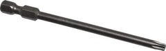 Apex - T20 Torx Bit - 1/4" Hex Drive, 3-1/2" OAL - Top Tool & Supply