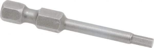 Apex - 7/64" Hex Bit - 1/4" Hex Drive, 1-15/16" OAL - Top Tool & Supply