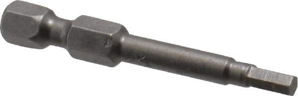 Apex - 1/8" Hex Bit - 1/4" Hex Drive, 1-15/16" OAL - Top Tool & Supply