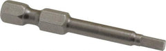 Apex - 3mm Hex Bit - 1/4" Hex Drive, 1-15/16" OAL - Top Tool & Supply