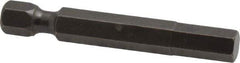 Apex - 6mm Hex Bit - 1/4" Hex Drive, 1-15/16" OAL - Top Tool & Supply