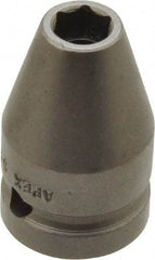 Apex - 1/2" Drive 5/16" Standard Tapered Impact Socket - 6 Points, 1-1/2" OAL - Top Tool & Supply