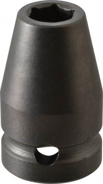 Apex - 1/2" Drive 3/8" Standard Tapered Impact Socket - 6 Points, 1-1/2" OAL - Top Tool & Supply