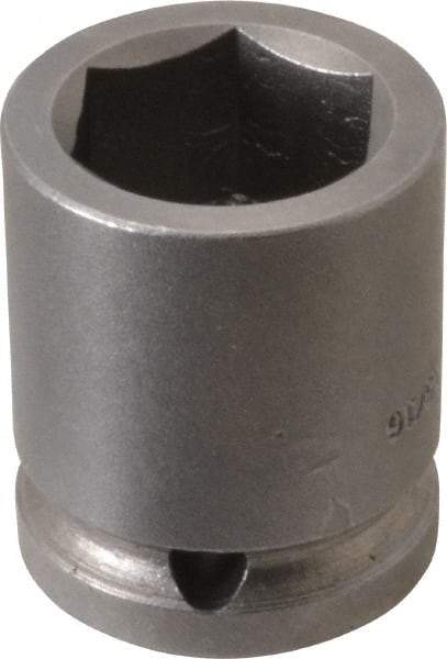 Apex - 1/2" Drive 13/16" Standard Impact Socket - 6 Points, 1-1/2" OAL - Top Tool & Supply