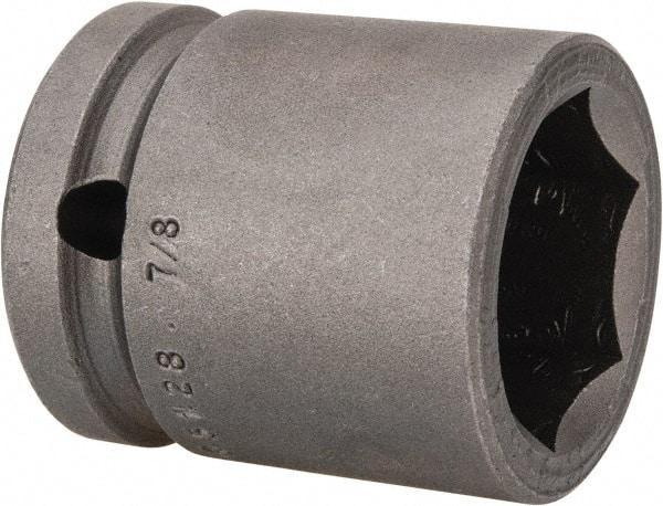 Apex - 1/2" Drive 7/8" Standard Impact Socket - 6 Points, 1-1/2" OAL - Top Tool & Supply