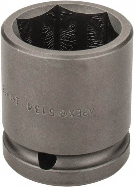 Apex - 1/2" Drive 1-1/16" Standard Impact Socket - 6 Points, 1-5/8" OAL - Top Tool & Supply