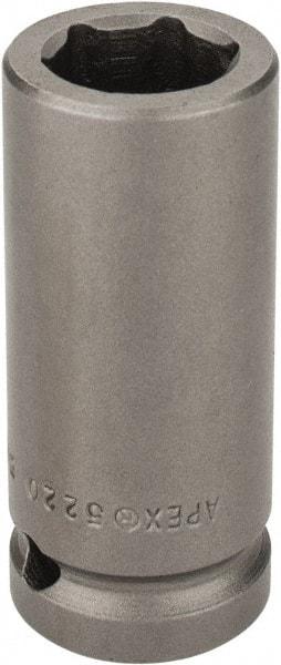 Apex - 1/2" Drive 5/8" Deep Impact Socket - 6 Points, 2-1/4" OAL - Top Tool & Supply