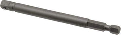 Apex - 1/4" Square Size Hex to Square Extension - 1/4" Hex Drive, 4" OAL - Top Tool & Supply