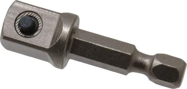 Apex - 3/8" Square Size Hex to Square Extension - 1/4" Hex Drive, 1-5/8" OAL - Top Tool & Supply