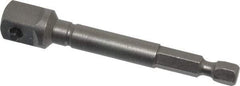 Apex - 3/8" Square Size Hex to Square Extension - 1/4" Hex Drive, 3" OAL - Top Tool & Supply