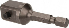 Apex - 1/2" Square Size Hex to Square Extension - 1/4" Hex Drive, 2" OAL - Top Tool & Supply