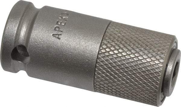 Apex - 3/8 Socket Drive to 1/4 Hex Female Quick-Release Square-Drive to Hex Bit Adapter - 1-3/4" OAL - Top Tool & Supply