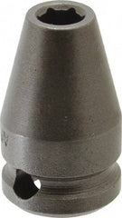 Apex - 3/8" Drive 1/4" Standard Tapered Impact Socket - 6 Points, 1-1/4" OAL - Top Tool & Supply