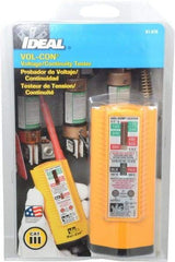 Ideal - 5 VAC/VDC to 600 VAC/VDC, Voltage and Circuit Continuity Tester - LED and Neon Lamps Display, 60 Hz - Top Tool & Supply