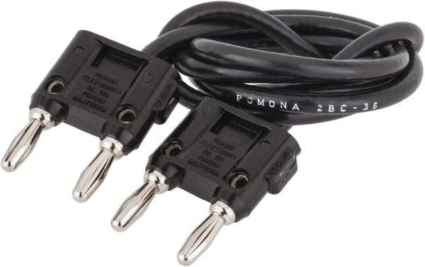 Pomona - Electrical Test Equipment Cable Assembly - Use with Double Banana Plugs - Top Tool & Supply